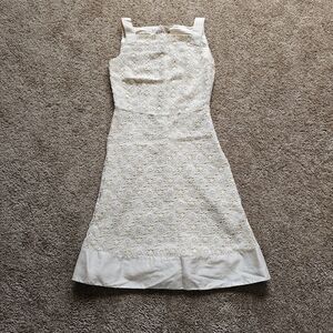 NWT Luca Luca Elegant Cream Lace Dress size 40